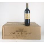 CHÂTEAU PALOUMEY HAUT-MÉDOC 2015, A CASE OF TWELVE 750ML BOTTLES.