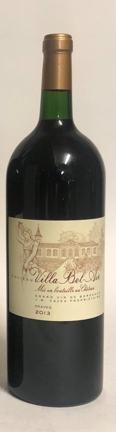 CHÂTEAU VILLA BEL AIR 2013, A CASE OF SIX 1500ML BOTTLES.