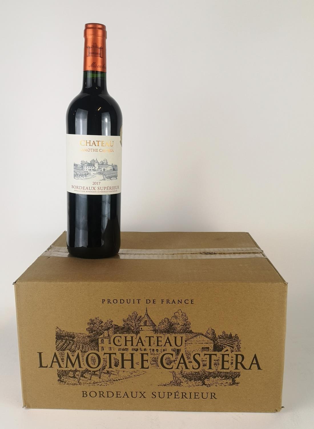 CHÂTEAU LAMOTHE CASTERA BORDEAUX SUPÉRIEUR 2017, A CASE OF SIX 750ML BOTTLES.