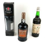 THREE BOTTLES OF VINTAGE PORT, TAYLORS, PORT 2001 In original box Rutherford and Miles LDA Madeira