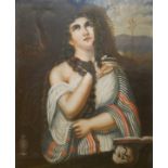 AFTER TITIAN AND RAPHAEL, TWO LATER 19TH/EARLY 20TH CENTURY OILS ON CANVAS Portrait of Madonna and