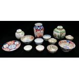 A COLLECTION OF LATE 19TH/EARLY 20TH CENTURY ORIENTAL PORCELAIN Comprising a famille verte ginger