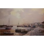 D. MICKLETHWAITE, A PAIR OF LIMITED EDITION COLOURED PRINTS Harbour scenes, bearing certificates