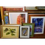 AFTER MONET AND OTHER ARTIST, A LARGE COLLECTION OF THIRTY 19TH AND 20TH CENTURY OIL, WATERCOLOUR,