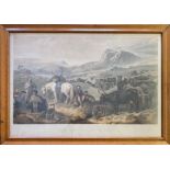 AFTER JOHN FREDERICK HERRING AND HENRY BRIGHT, A LARGE 19TH CENTURY COLOURED LITHOGRAPHS Titled 'The