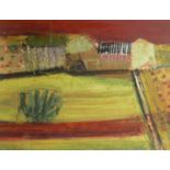 TWO 20TH CENTURY CONTINENTAL MIXED MEDIA LANDSCAPES View of Rio de Janiero, signed Nilson Penna