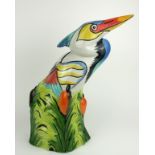 LORNA BAILEY, LIMITED EDITION 8/100 STATUE OF A HERON Signed and numbered 34cm