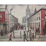 LAURENCE STEPHEN LOWRY, R.A., BRITISH, 1887 - 1976, A LIMITED EDITION 512/850 LITHOGRAPH Titled 'The