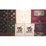 A COLLECTION OF COMMEMORATIVE PROOF COIN SET, 1978, 1988, 1975, 1985 Two 2020 sets, two Coronation