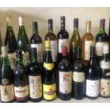 SIXTEEN BOTTLES OF VARIOUS WINES To include Weighbridge Peter Lehmann Unoaked Chardonnay 2006, Villa