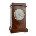 VULLIAMY OF LONDON, A RARE 19TH CENTURY MAHOGANY CASED MANTEL TIMEPIECE, NUMBERED 1350 With engraved