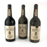 WARRE'S TERCENTENARY VINTAGE PORT 1970, THREE BOTTLES.