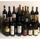 TWENTY-FOUR BOTTLES OF VARIOUS RED AND WHITE WINES To include Domaine De Terrazza 2004, West End