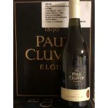 PAUL CLUVER ELGIN ESTATE SAUVIGNON BLANC 2017, A CASE OF SIX 750ML BOTTLES.