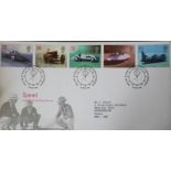 TWO VINTAGE 1977 BRITISH POSTAGE STAMP ALBUMS Published by Stanley Gibbons Crown Agents issues to