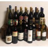 TWENTY-FOUR BOTTLES OF VARIOUS RED AND WHITE WINES To include Zinfandel, Giordano, Fernando.