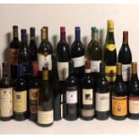 TWENTY-FOUR BOTTLES OF VARIOUS RED AND WHITE WINES To include Trimbach 2007, Mitre Street Shiraz