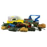 DIECAST, A COLLECTION OF DINKY SUPERTOYS ARMY VEHICLES Including a boxed Tank Transporter 660, a