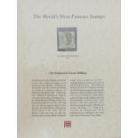 A COLLECTION OF FIVE VICTORIAN POSTAGE STAMP ALBUMS, 'The World's Most Famous Stamps', 'The Embossed