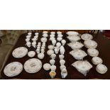 ROYAL DOULTON, AN EXTENSIVE BONE CHINA DINNER, COFFEE AND TEA SERVICE FOR EIGHT In Alton pattern