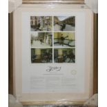 JOHN CLEESE, 'THE MINISTRY OF SILLY WALKS', A LIMITED EDITION 4/950 PHOTOGRAPHIC PRINT Signed,