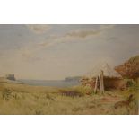 BERNARD EYRE WALKER, 1887 - 1972, WATERCOLOUR Coastal view, signed, dated lower left, framed and