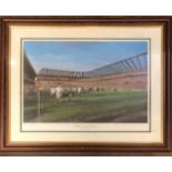 MAGGIE ROWE, LIMITED EDITION PRINT 3/250 Titled 'The Cricket Match', signed, along with Terence