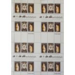 THREE ALBUMS OF COMMEMORATIVE BRITISH POSTAGE STAMPS The 25th Anniversary of The Coronation,