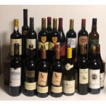 TWENTY-FOUR BOTTLES OF VARIOUS RED AND WHITE WINES To include W.G. Grace Merlot 2008, Villa Icona