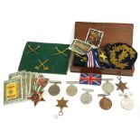 A COLLECTION OF EARLY 20TH CENTURY BRITISH MILITARY AND CIVILIAN MEDALS AND INSIGNIA Including a