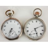 AN EARLY 20TH CENTURY SILVER GENTS POCKET WATCH Open face with screw wind mechanism, hallmarked