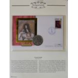 A COLLECTION OF SIX ALBUMS OF COMMEMORATIVE COIN COVERS 'The Royal Family Series', together with a