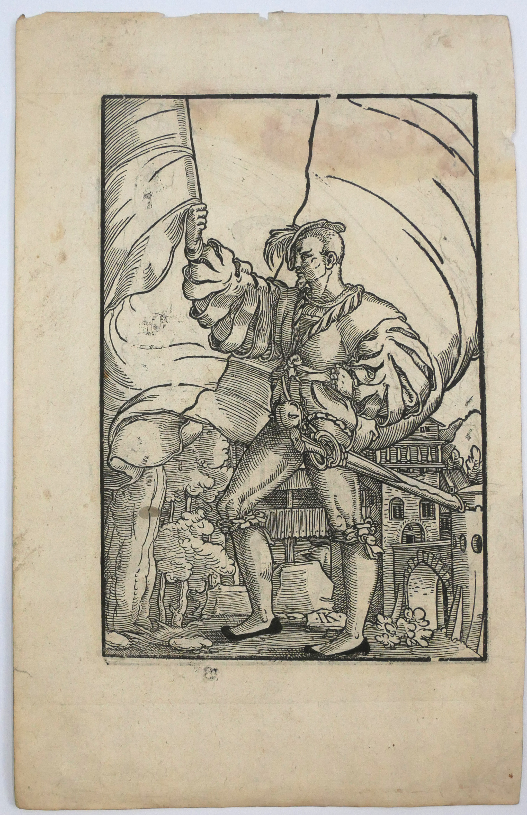 JAKOB KALLENBERG, 1510 - 1565, AFTER JACOB KÖBEL, 1462 - 1533, SEVEN 16TH CENTURY WOODCUT PRINTS, - Image 13 of 14