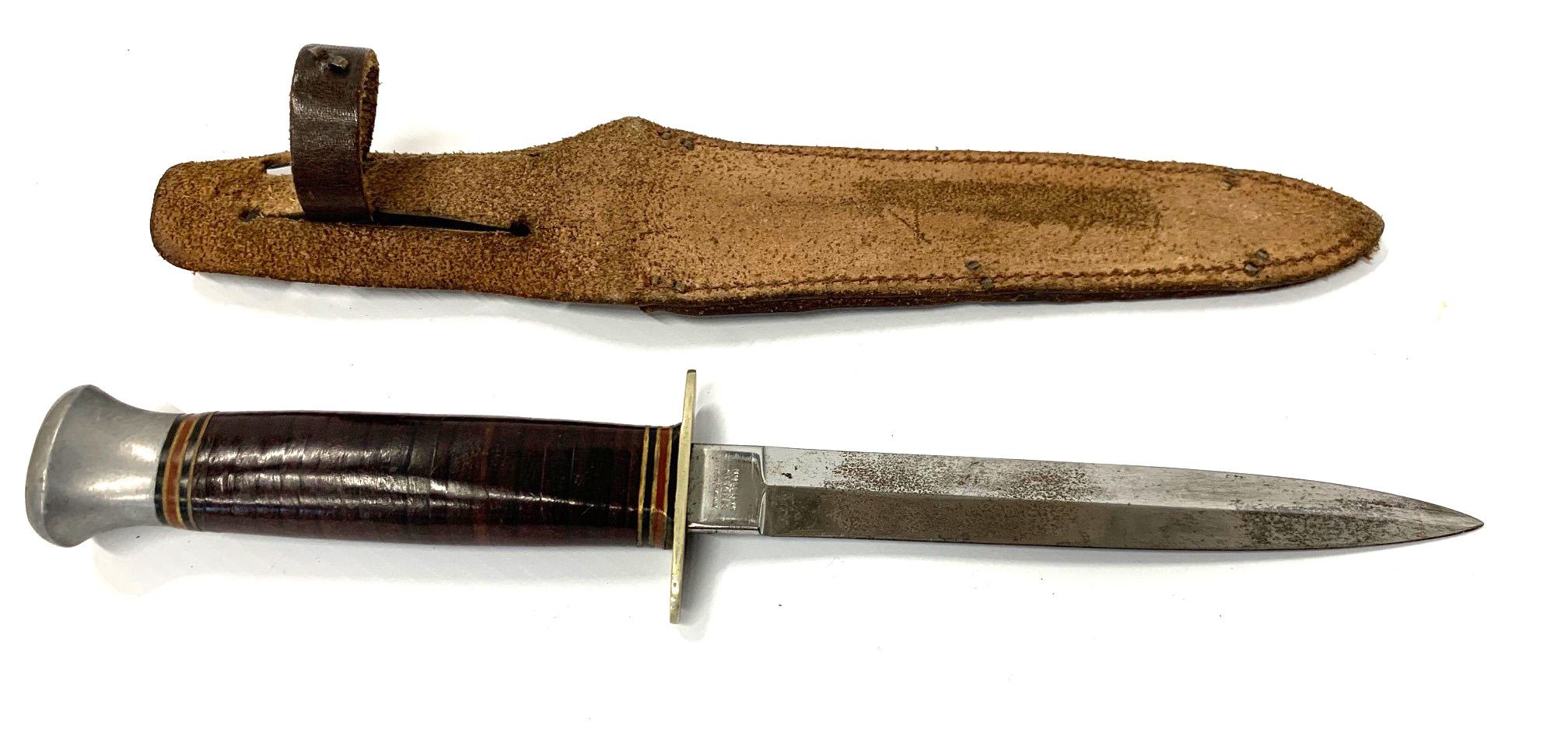 A 20TH CENTURY WILLIAM RODGERS DAGGER Inscribed to blade 'I CUT MY WAY - WILLIAM RODGERS, SHEFFIELD, - Image 2 of 4