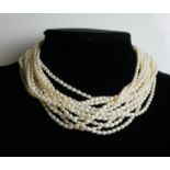 PALOMA PICASSO FOR TIFFANY & CO., A TORSADE PEARL NECKLACE, CIRCA 1982 Twelve strands of