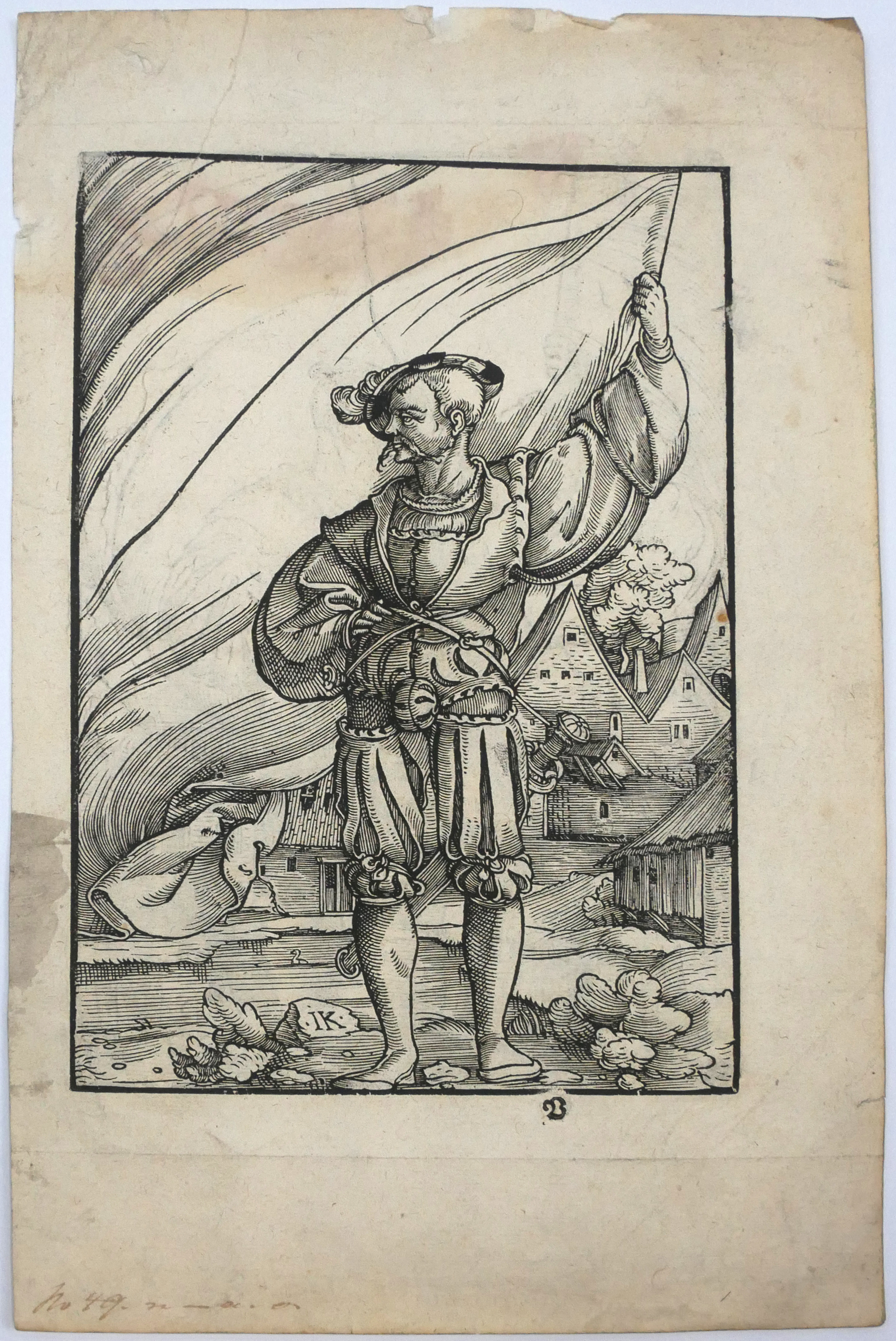 JAKOB KALLENBERG, 1510 - 1565, AFTER JACOB KÖBEL, 1462 - 1533, SEVEN 16TH CENTURY WOODCUT PRINTS, - Image 14 of 14