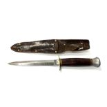 A 20TH CENTURY WILLIAM RODGERS DAGGER Inscribed to blade 'I CUT MY WAY - WILLIAM RODGERS, SHEFFIELD,