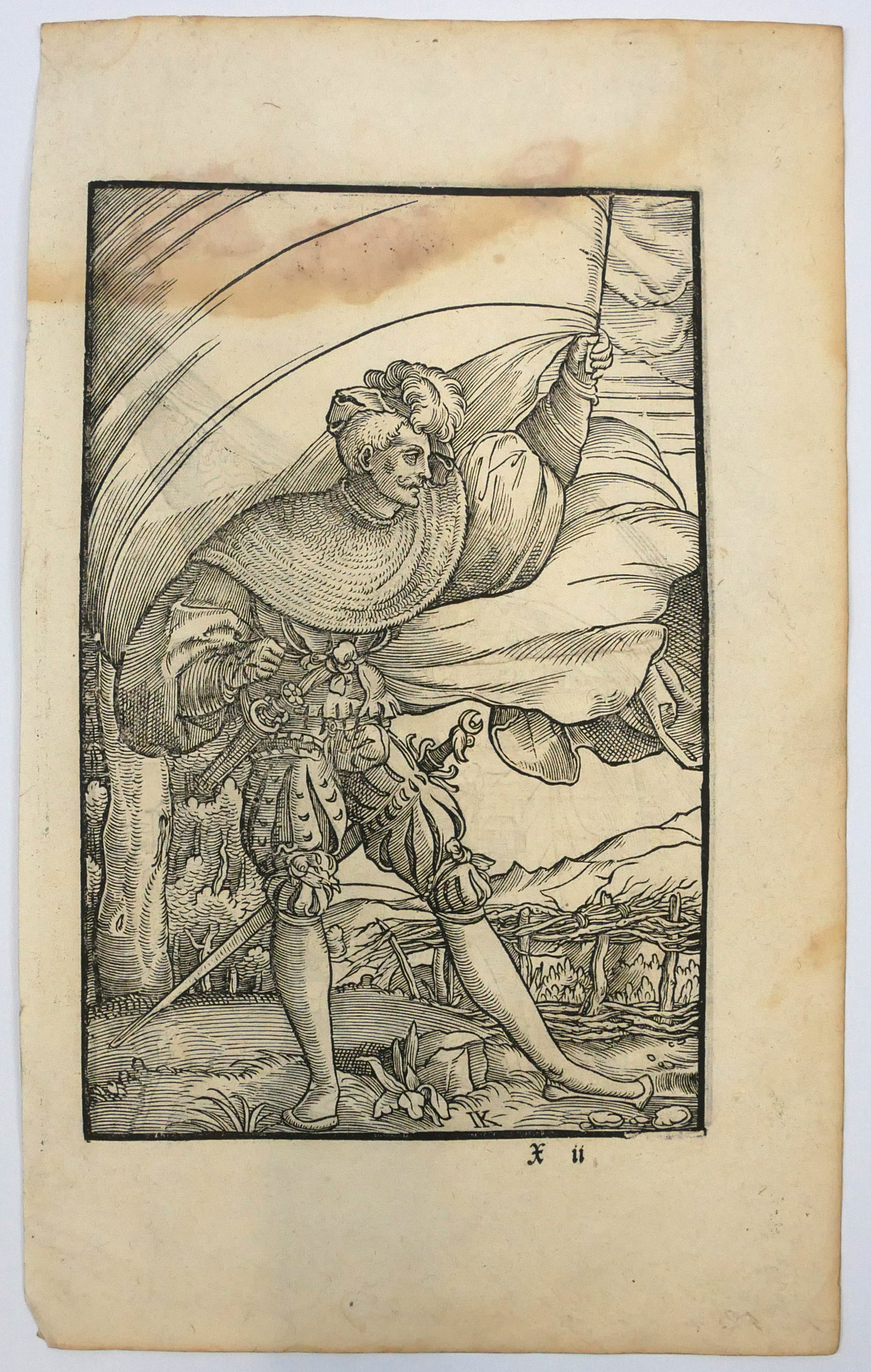 JAKOB KALLENBERG, 1510 - 1565, AFTER JACOB KÖBEL, 1462 - 1533, SEVEN 16TH CENTURY WOODCUT PRINTS, - Image 3 of 14