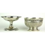 A GEORGIAN SILVER SPHERICAL SUGAR BOWL With fluted design and circular base, hallmarked London,