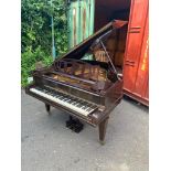 GEORGE RODGERS & SONS LONDON A mahogany cased baby grand piano