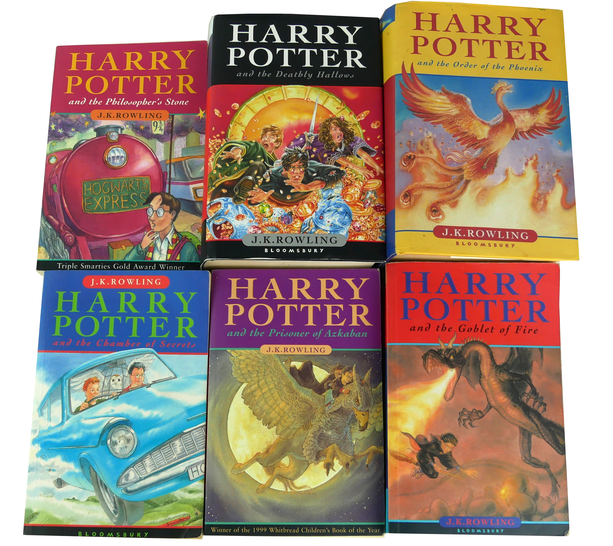 HARRY POTTER, TWO FIRST EDITION HARDBACK BOOKS 'The Order of The Phoenix' and 'Harry Potter and