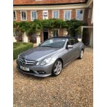 SILVER MERCEDES BENZ E250 CONVERTIBLE, 2012 Manual, diesel, 53,000miles, new MOT. Condition: good