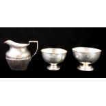 A COLLECTION OF EARLY 20TH CENTURY SILVERWARE To include two tazza bowls, hallmarked Birmingham,