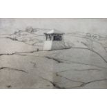 ROBERT GWELO GOODMAN, SOUTH AFRICAN, 1871 - 1939, ETCHING Landscape, view with hide, signed lower