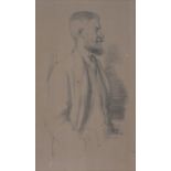 SIR WILLIAM ROTHENSTEIN, 1872 - 1945, 19TH CENTURY LITHOGRAPH Portrait of George Bernard Shaw, 1897,