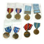 A COLLECTION OF EARLY 20TH CENTURY AMERICAN AND UNITED NATIONS CAMPAIGN MEDALS US Soldier's medal