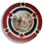 A LATE 19TH/EARLY 20TH CENTURY VIENNA CHARGER Decorated with a classical scene. (38cm) Condition: