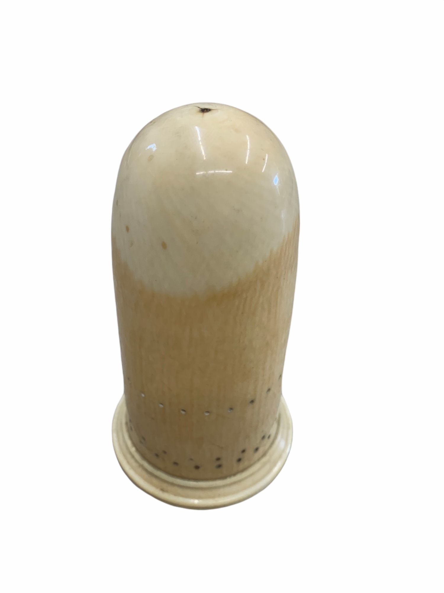 A 19TH CENTURY CHINESE CARVED IVORY CRICKET CAGE 11cm x 6cm - Image 3 of 8