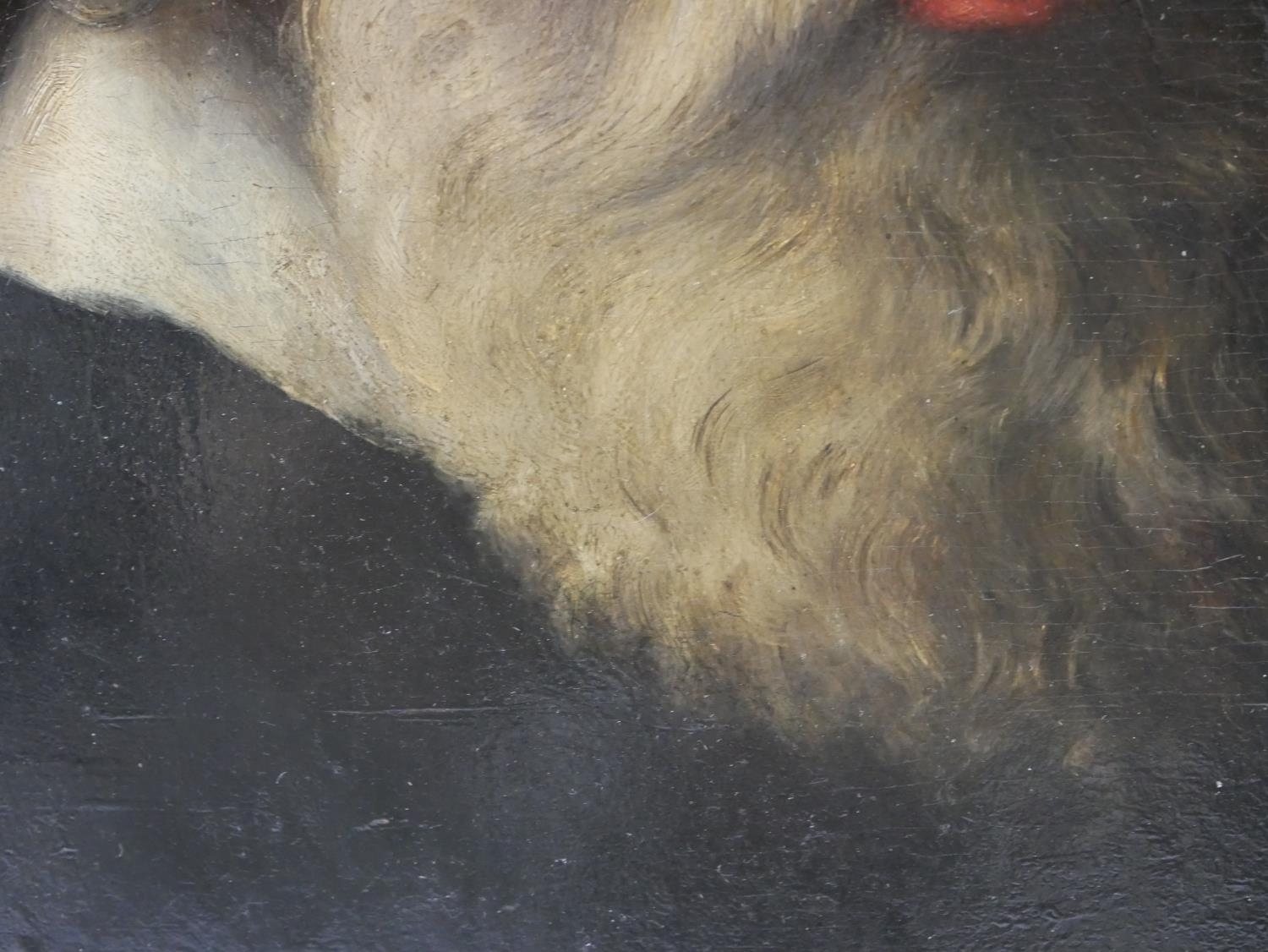 17TH CENTURY DUTCH OIL ON PANEL, PORTRAIT OF A BEARDED GENTLEMAN With white collar, unframed. (sight - Bild 3 aus 5