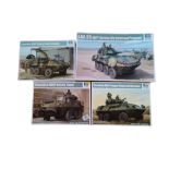 A COLLECTION OF FOUR DRAGON 1/35 SCALE ARMOURED VEHICLES To include Canadian AVGP Cougar, AVGP